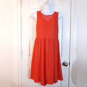 Apt 9 Coral Sleeveless Dress With Pockets 0X